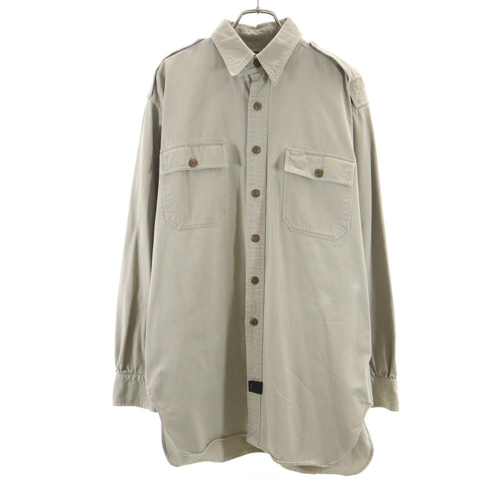 

RRL 90s Red 3 Stars Initial Tag Old Long sleeve Work shirt M RALPH LAUREN Men s Used