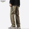 Homlean Men's American Style Cotton Loose Cargo Pants HS60