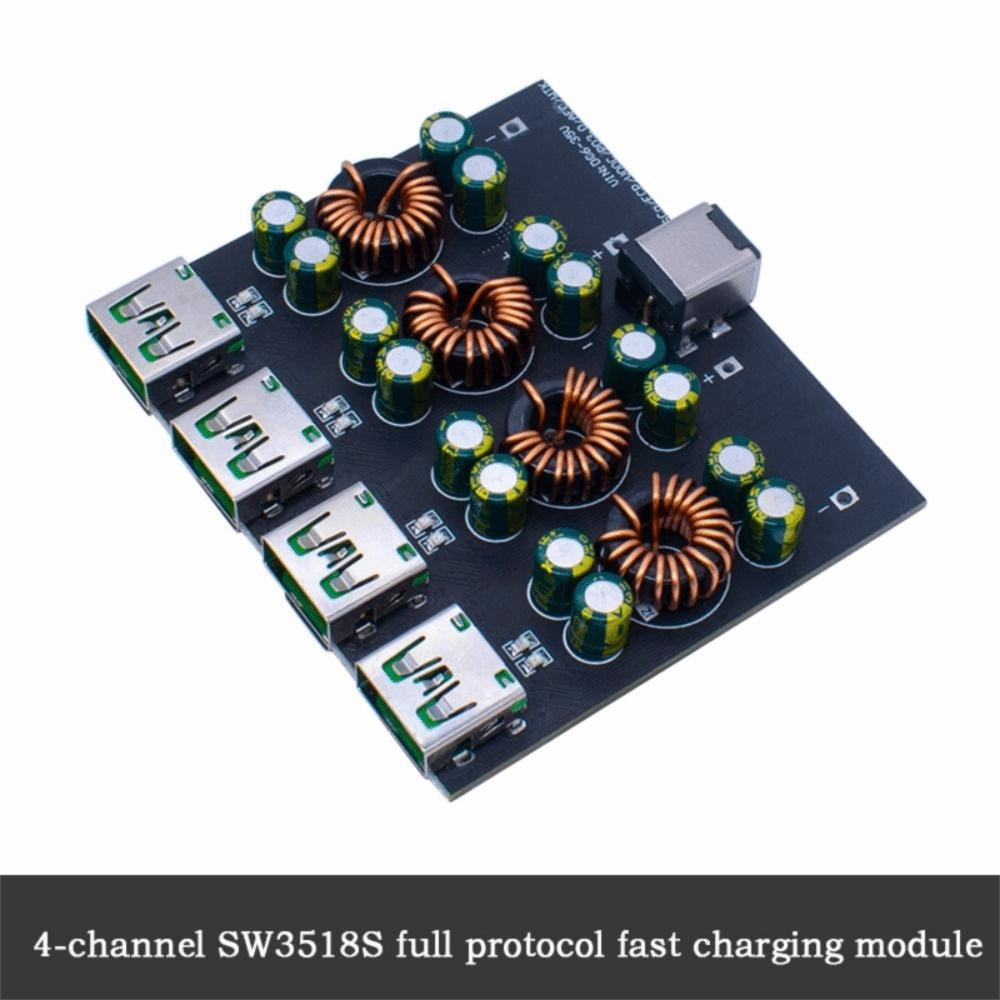 SW3518 Moudule QC4.0 QC3.0 Adapter 6-35V Input Step Down Buck Boost Module  Electronic Devices