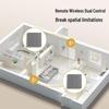 86-Type Smart Concealed Switch Socket, Gray Panel, Compatible with Mijia Mesh 2.0 Voice Control.