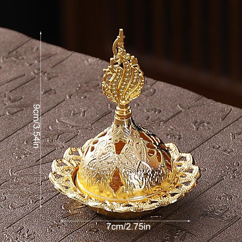 

Случайная мини-подставка для благовоний Многофункциональные украшения для Рамадана Маленький поднос для хранения Аромалампа Великолепные различные стили