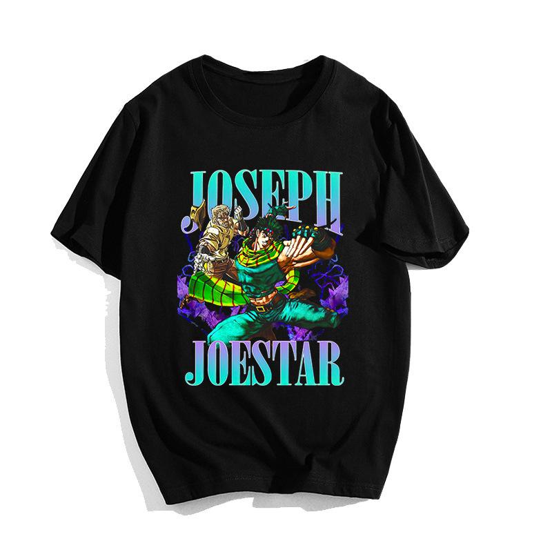 Yoshikage Kira Jojos Bizarre Adventure Anime Trend T-Shirt Baumwolle Grafik-T-Shirt Unisex Unisex Sommer Streetwear