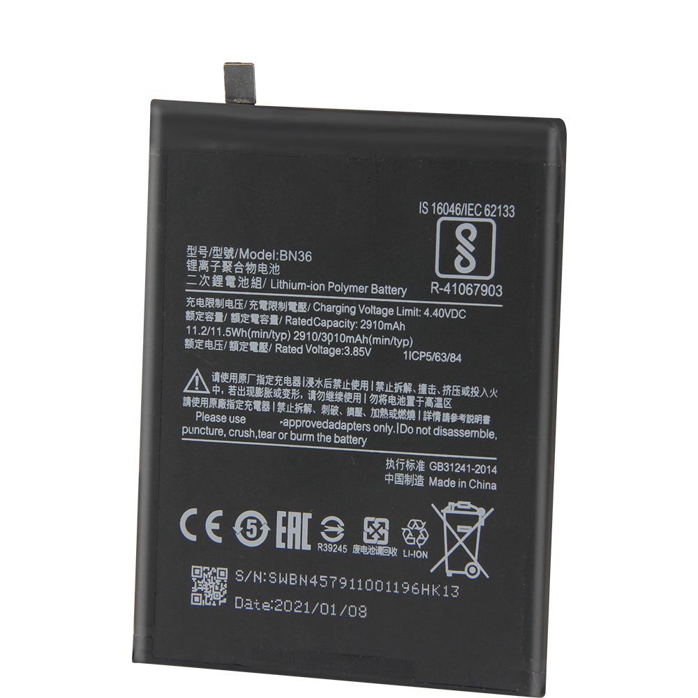 NEW Replacement Battery For Xiaomi 6X MiA2 Mi A2 BN36 Phone Battery With Tools 3010mAh