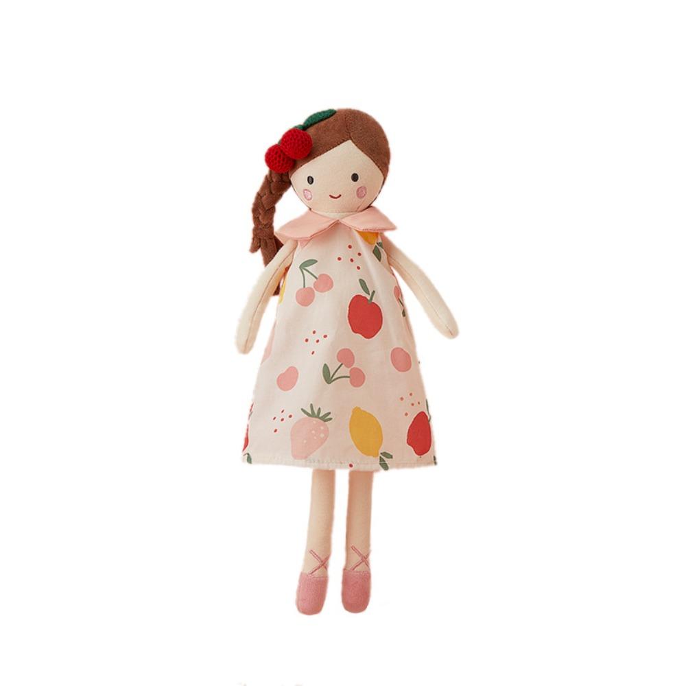 

Ballet Shoes Girl Soft Plush Toy Home Decor Pink Dress Doll Princess Stuffed Doll Kids Toy Fruit dress