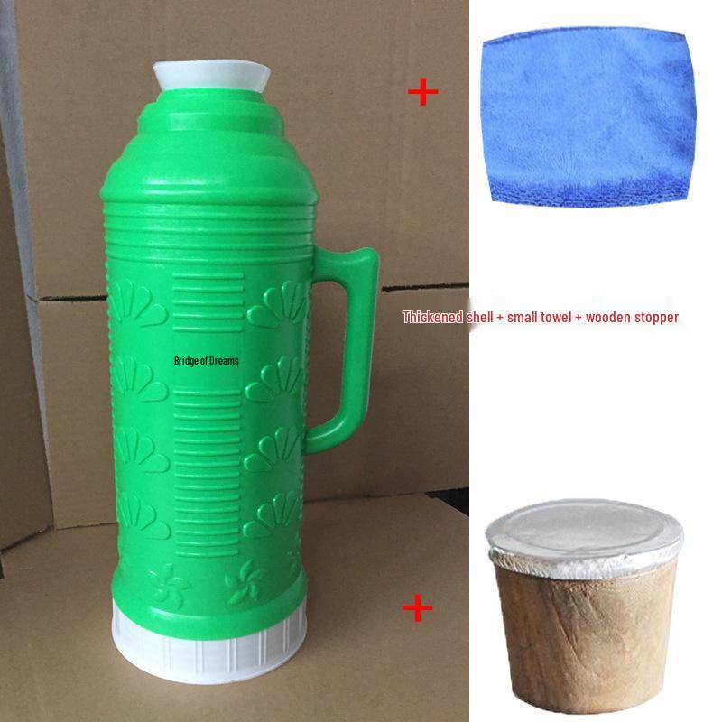 Retro Isolier-Thermoskanne - 2L Warmhaltekanne zum Kochen von Wasser, 5 Pfund Fassungsvermögen