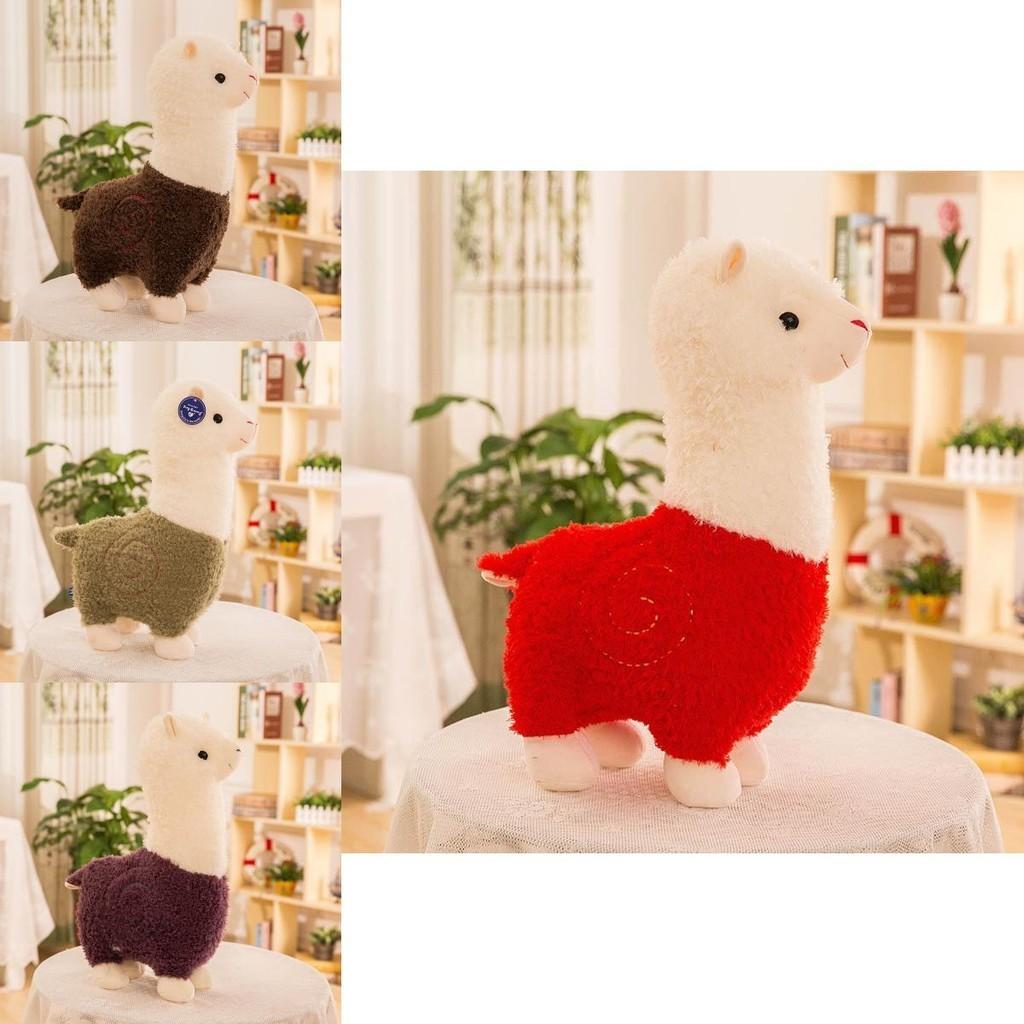 Adorable Alpaca Plush Doll Toy Featuring Lovely Small Sheep Design In Various Colors