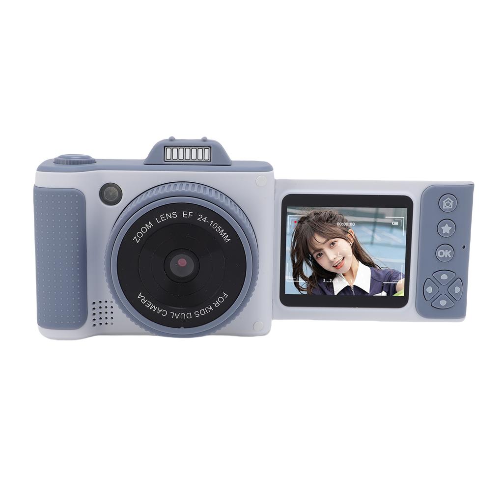 Digital Camera 66MP 2.5K 16x Zoom 2.4 Inch LED Fill Light 180 degrees  Flip Screen Video Camera Selfie Camera