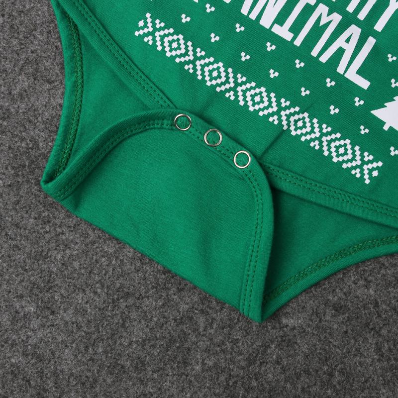 Cadou de Crăciun pentru bebeluși Nou-născut băiat fată Body cu mânecă scurtă pentru bebeluși cu litere imprimate salopete haine