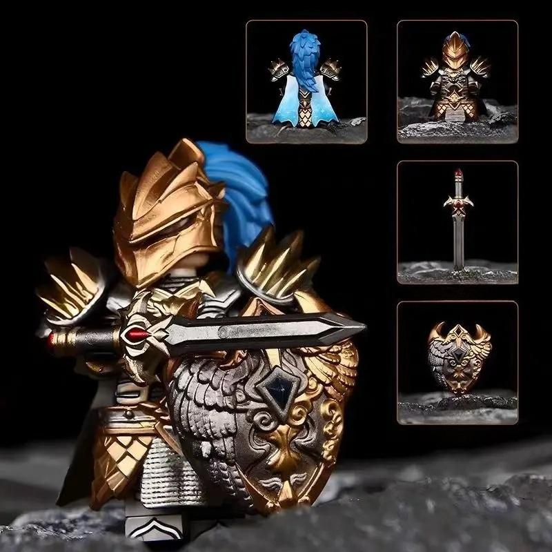 Ritter vom Runden Tisch Mittelalter Bausteine Anime Sir Kay/Gaheris Bausteine Figuren Sammlungsmodell Puppe Spielzeug Geschenke