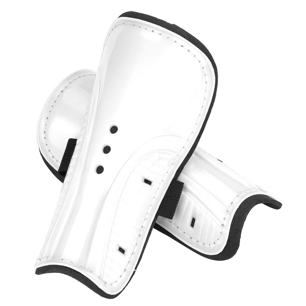 1 Pair Adult Child Football Sports Shinguards Soccer Ball Shin Guards Legs Protector White
