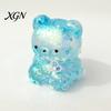 Mini Stress Toy Glitter Bear Squeeze Relief Clear Sugar Office Desk Ball Sensory Soft Slow Rising Decompression Fidget