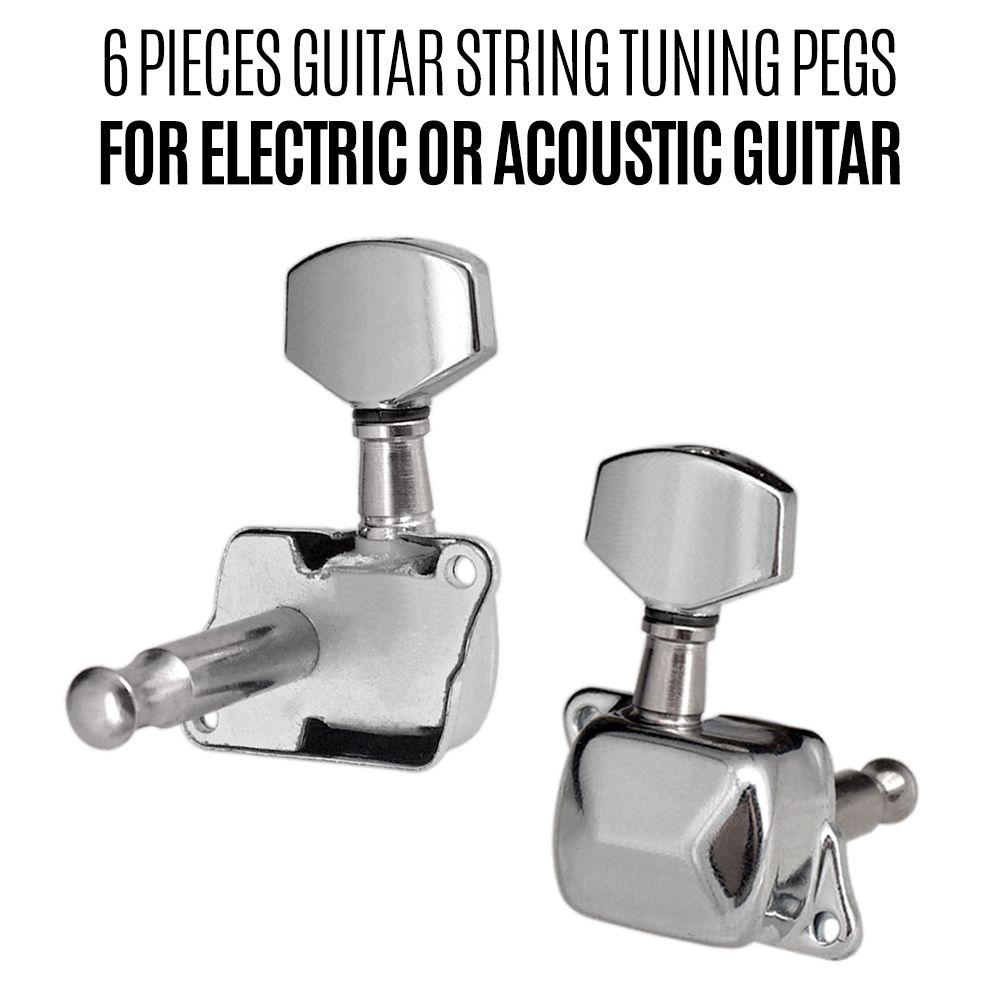 Knob Replacement Machine Heads Tuners Bass Guitar Tuning Pegs 3R3L Electric Guitar Accessories