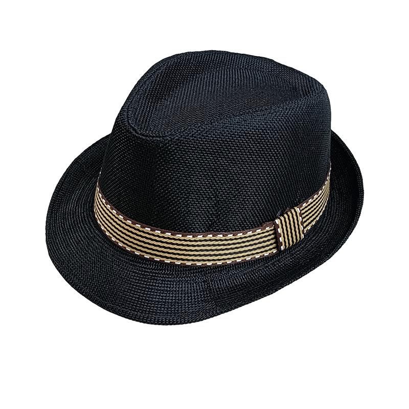 Children's Spring/Summer Sun Fedora: Casual Fashion Jazz Hat for Outdoor Travel, Beach, and Gentleman's Style.