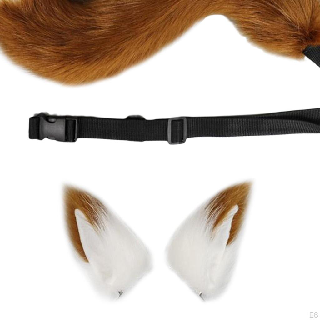 Ears Tail Cosplay for Party Adults Children