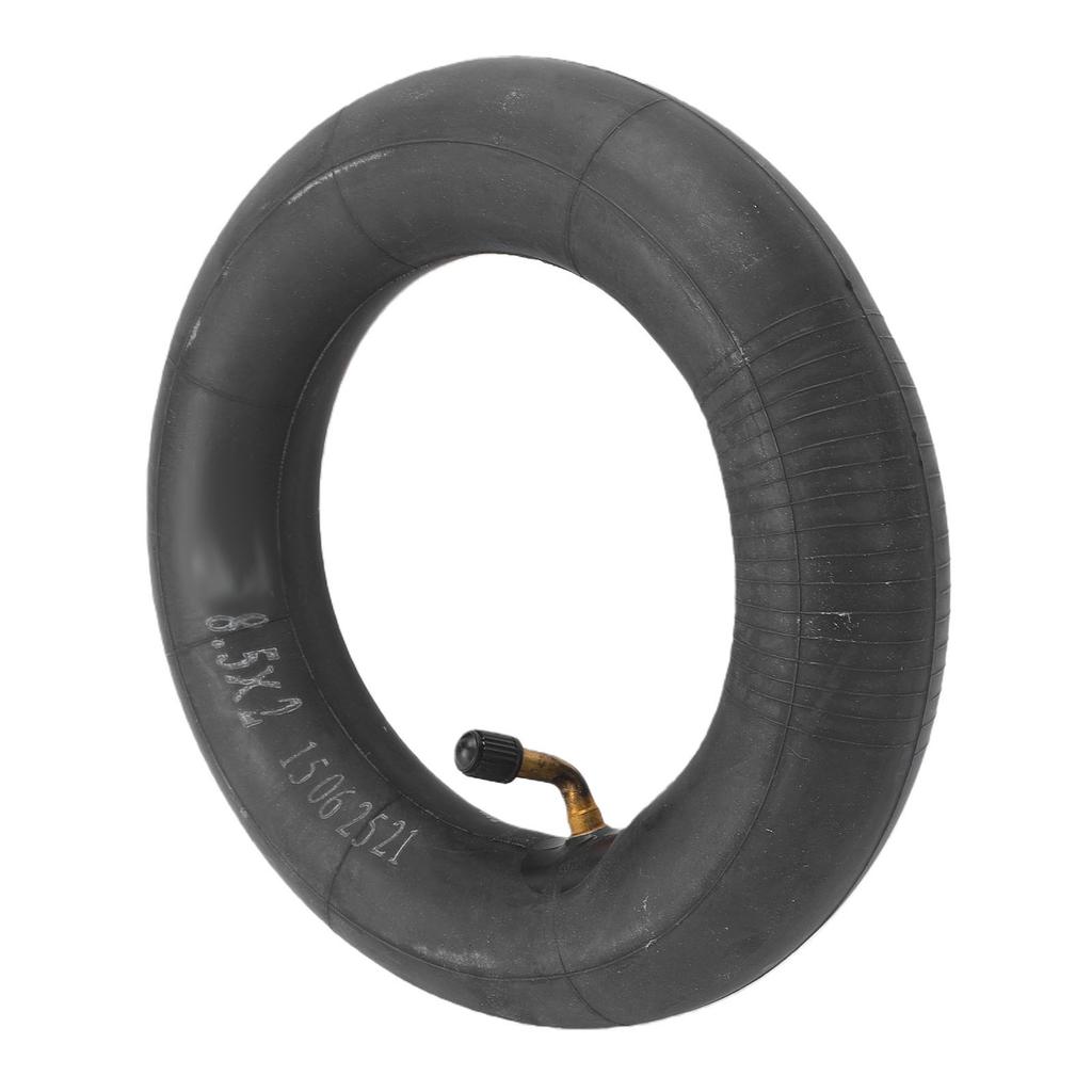 Chambre à air en caoutchouc pour trottinette électrique, étanchéité, résistante à la chaleur, valve coudée, remplacement de chambre à air 8.5x2