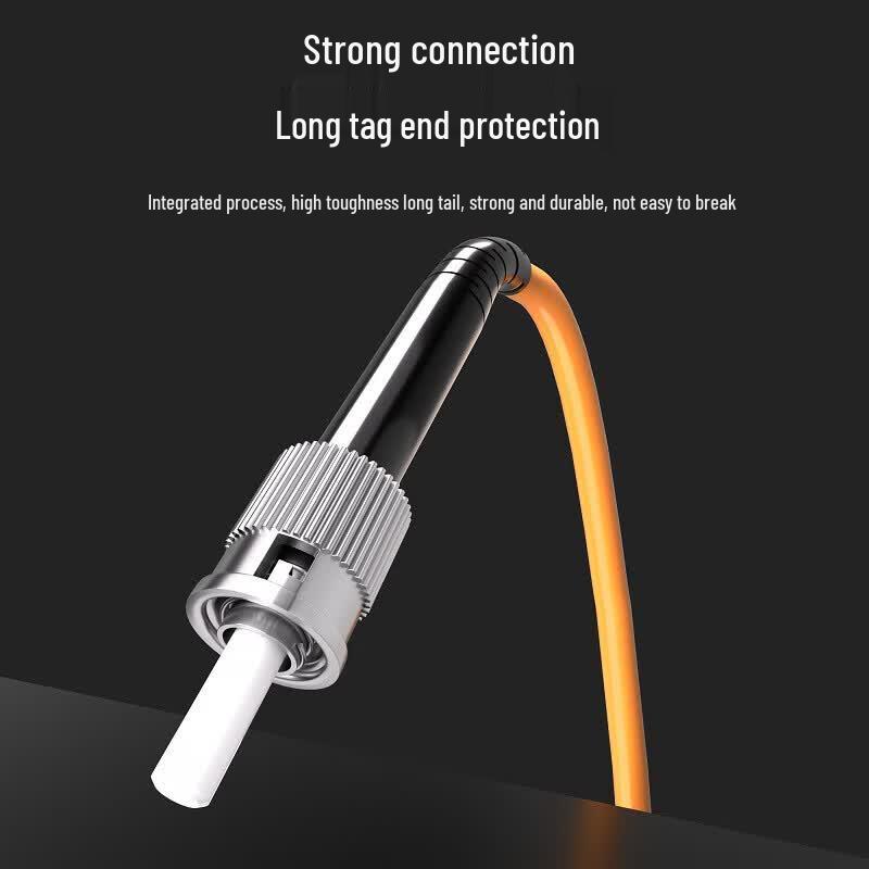 ST-ST Multimode Duplex Fiber Optic Patch Cable