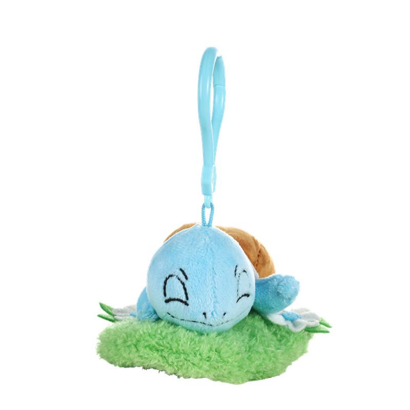 Autentická plyšová klíčenka Pokemon Pikachu, Bulbasaur, Gengar se srdíčkem