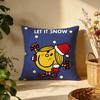 Popular MMrMen and Little Missinging Cushion Cover Versatile DoubleSided Pillow Case Fit for Sofa Bed Car  Daily Decor