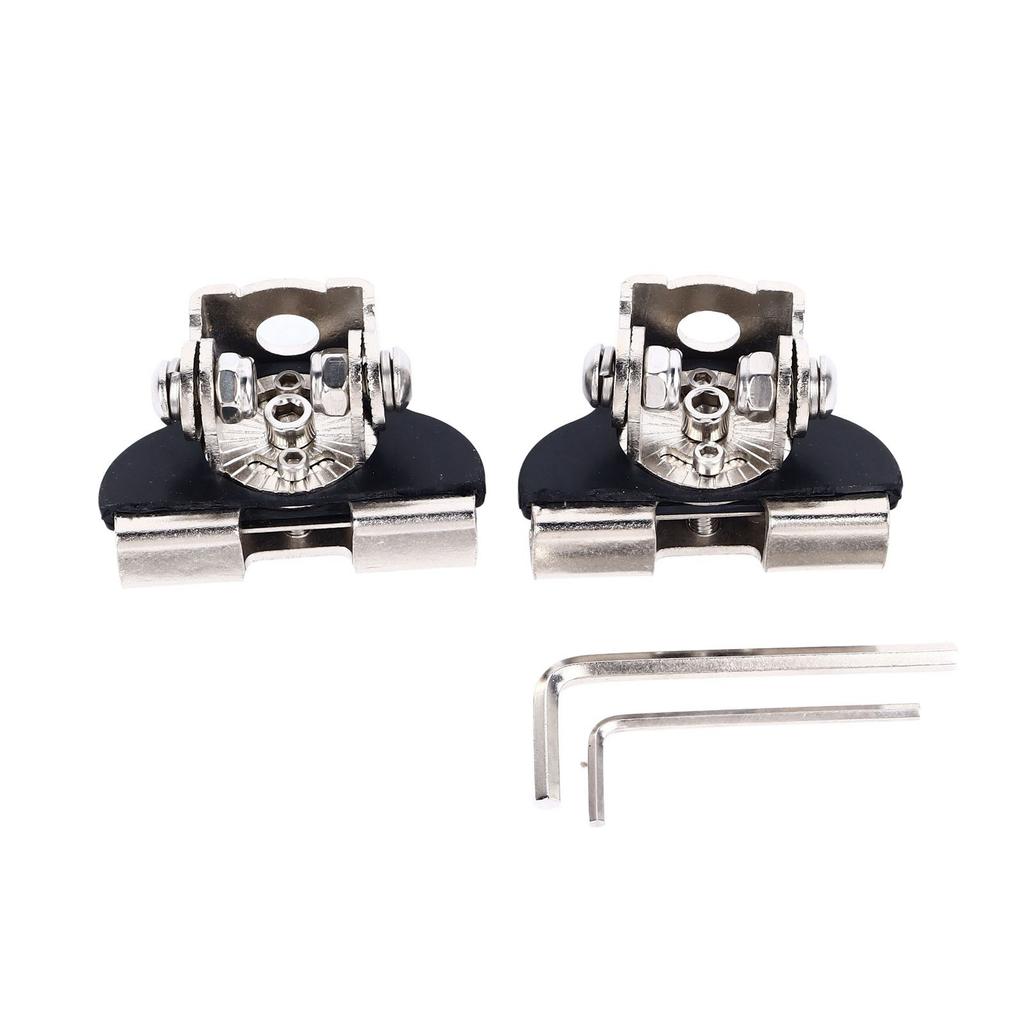 2Pcs LED Light Bar Mounting Bracket A Pillar Hood LED Pod Light Mount Bracket Clamp Holder for Car