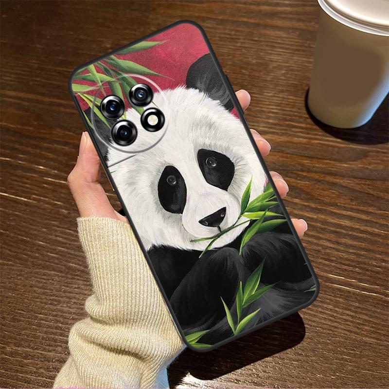 

Panda Animal Cute Bear Case For OnePlus 13T 10T 8T 10R 13R 15 R 13 12 11 9 10 Pro Nord CE 5 2 3 4 Lite N20 N30 Cover OnePlus Nord CE 2
