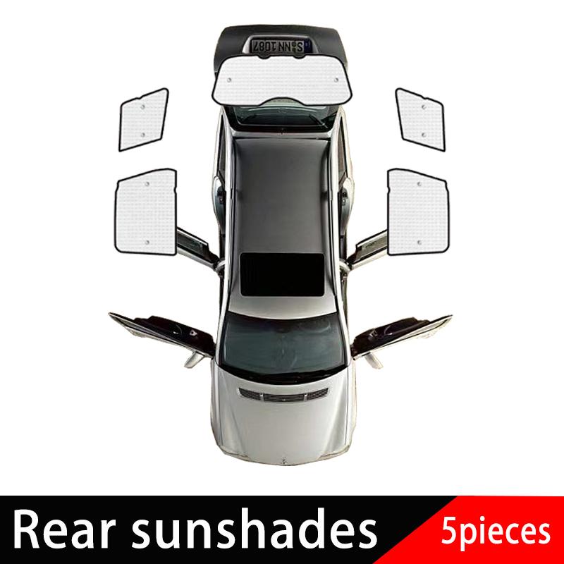 Car Anti-UV Sun Visors For Land Rover Freelander 2 LR2 2006~2015 Auto Windshield Sunshades Side Window Visor Covers Accessories