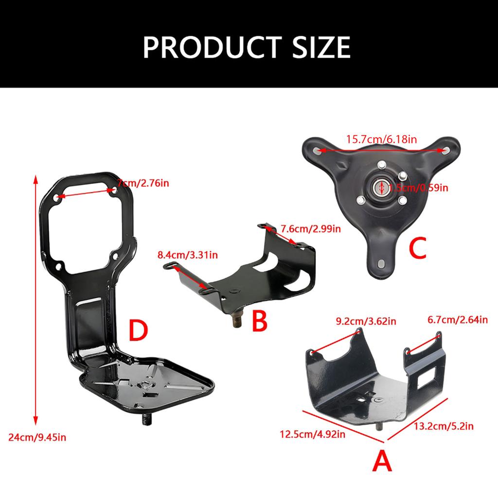 Steel Fuels Tanks Bracket Holder for Lawn Mowers Garden Enthusiasts Ensures Secure and Stable Support Easy Installation
