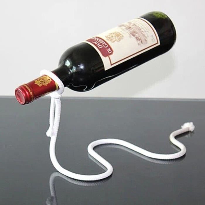 HK19535-Iron Rope Wine Bottle Holder. Office Decoration for Bar. Home Decoration. Accessories De Bouteilles Com