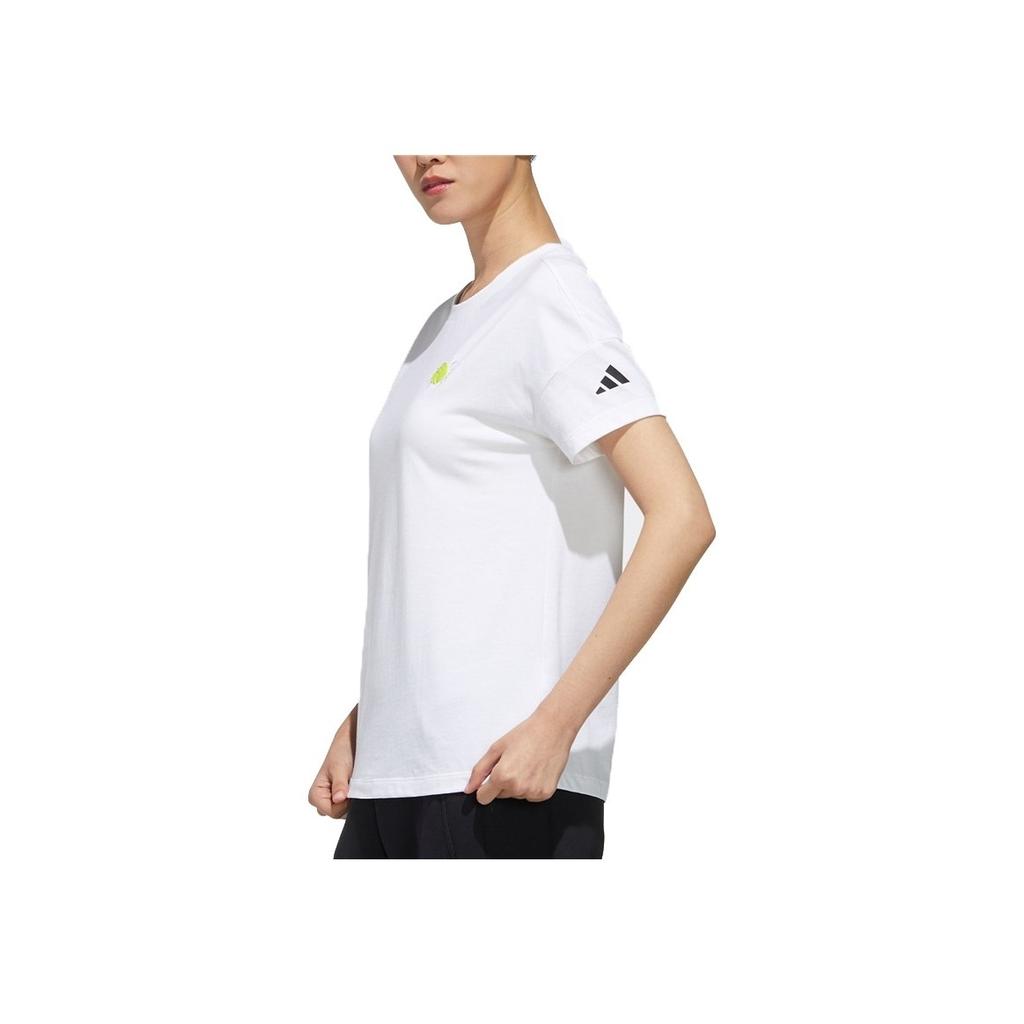 Adidas Urban Gfx T Crew Neck Casual Sports Short Sleeve T-Shirt Women Tops White FT2922
