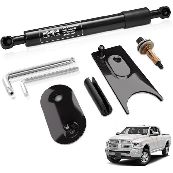 Vepagoo Tailgate Assist Soft Close Damper Kit For Dodge Ram 1500 2009-2018, -2024 RAM 1500 Classic, 2010-2024 RAM 2500 3500, Easy Tall Lift Support