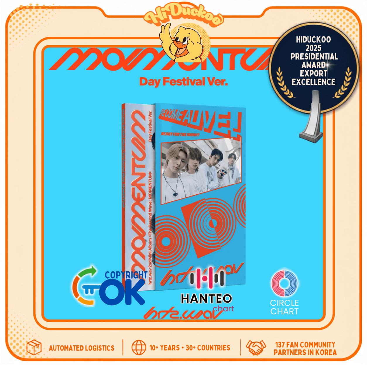 hrtz.wav (2e mini-album) - De Tweede Golf : MOMENTUM (Reis met hrtz.op ver. (Beperkte editie)) Day Festival ver.
