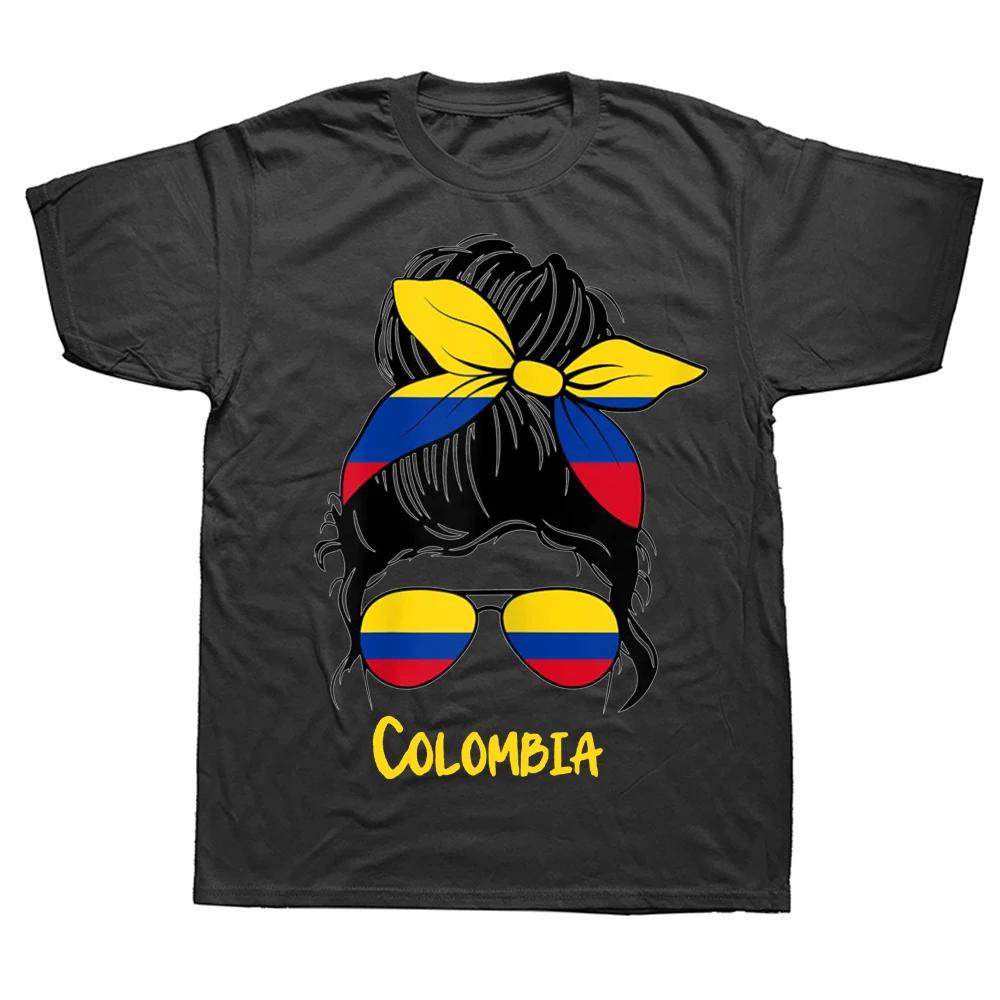 

Funny Colombiana Colombian Girl Colombia T Shirts Graphic Cotton Streetwear Short Sleeve Birthday Gifts T-shirt Mens Clothing 4XL