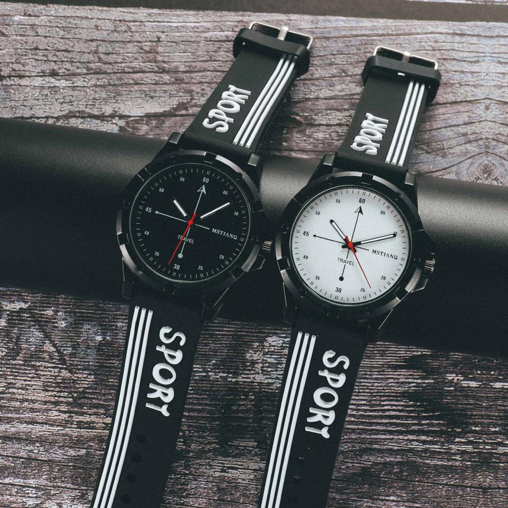 Fashion Men'S Watch Junior High School Student Couple Trend Retro Style Outdoor Sports Watch