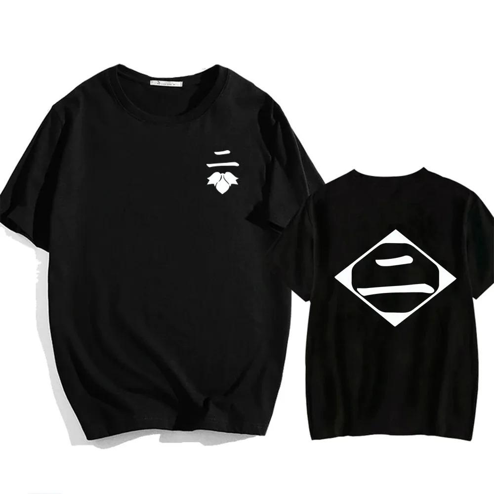 Hot Sale Anime Cotton T-Shirt Bleach Cosplay Shirt Zaraki Kenpachi Unisex Women O-Neck Short Sleeve Tee Fashion Tshirt For Fans