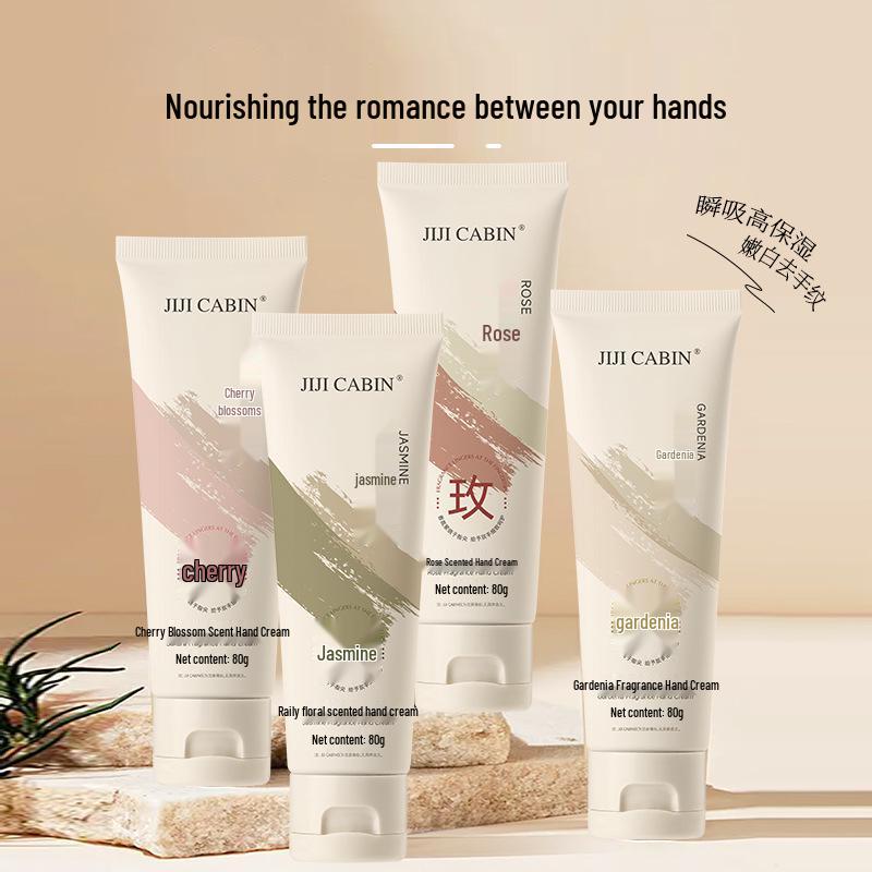 JIJI CABIN Jasmine Scented Moisturizing Hand Cream Sakura Scented Hand Cream