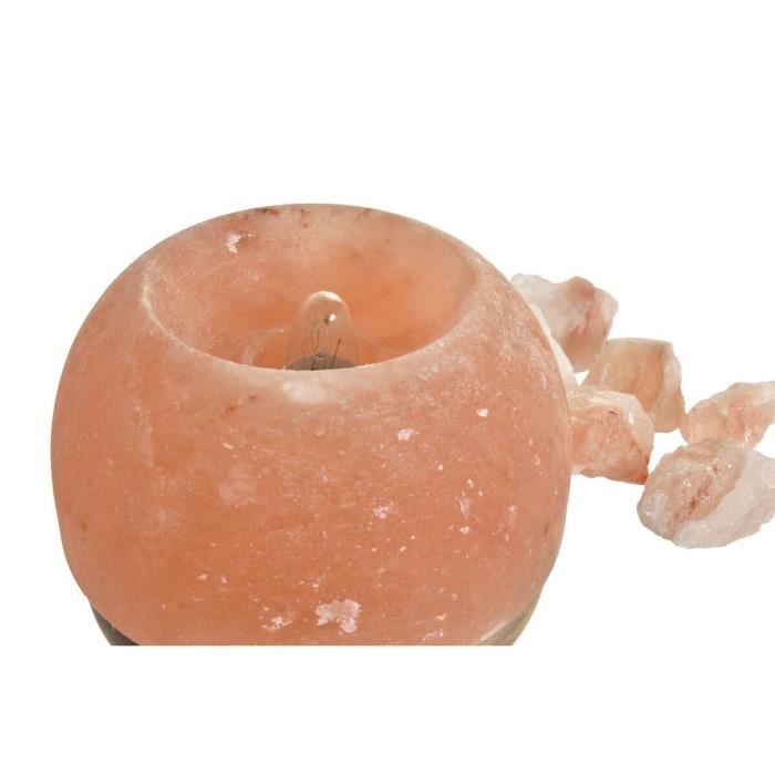 Décoration lumineuse sel orange 15 W 16 x 16 x 18 cm - Acacia - Lampe de table