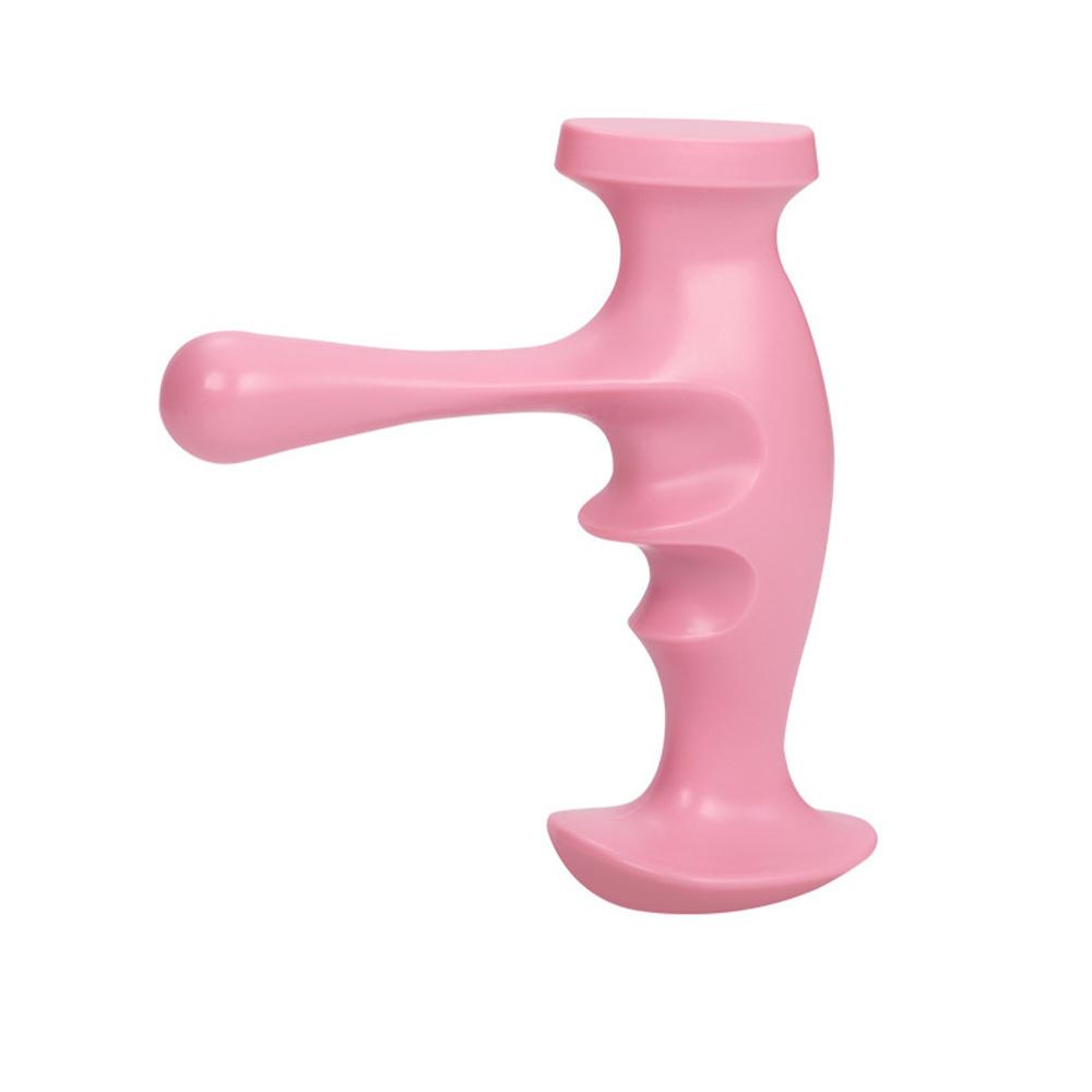 T-förmiger manueller Massager Daumen Fingerdruck Muskelentspannungsstab für Körper Tiefengewebe Triggerpunktmassage Müdigkeit Schmerzlinderung