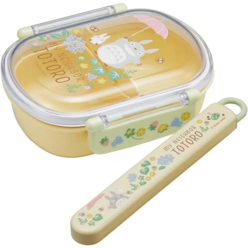 Skater Children's Antibacterial Lunch Box, Fluffy, 360ml, Totoro, Sanpomichi Design, Made in Japan, QAF2BAAG-A