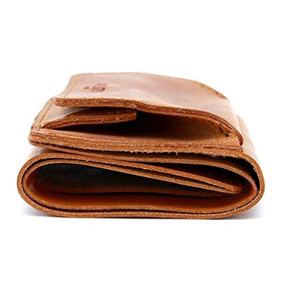 AGILITY affa "Lion" Mini Wallet, Tri-fold Wallet, Ultra-Small Leather Wallet, Genuine Leather, Mini, Small, Thin