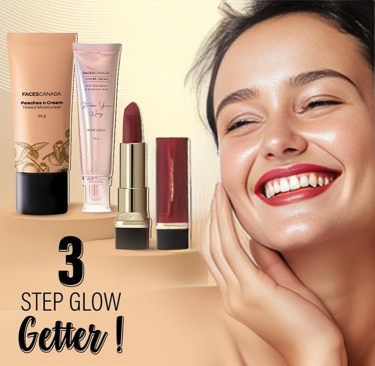 FACES CANADA Peaches N Cream Tinted Moisturizer Suitable For All Skin Types 35g