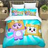 Lankybox Foxy Boxy סטים חמודים למצעים סט יוקרתי לאספקת מיטה כיסוי שמיכה סט שמיכה למיטה סט מצעים מתנת יום הולדת יוקרתית