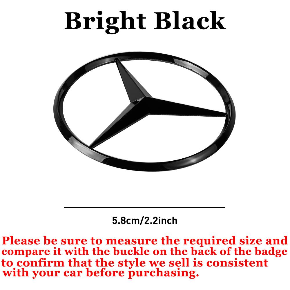 Car Hollow Steering Wheel Emblem Replace Decoration Sticker For Mercedes Benz AMG W203 W206 W220 W205 W211 W212 W201 W210 W108 JQRST1