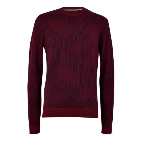 Boss Mens Motivo Wool Jumper