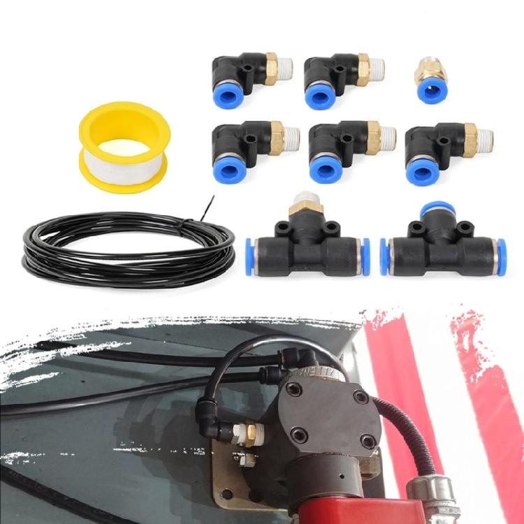 TurbosVehicles Vacuum Fitting Kit TurbosWastegate & Solenoid Push Lock Connector