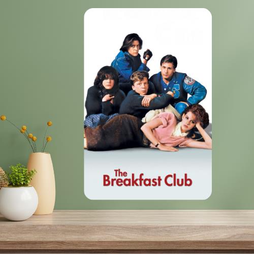 Breakfast Club Classic Movie Metal Poster Sign 20x30cm(7.8x11.8inch)