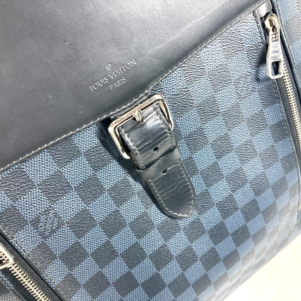 Louis Vuitton N41586 Damier Cobalt Newport Bag Backpack Flap Backpack
