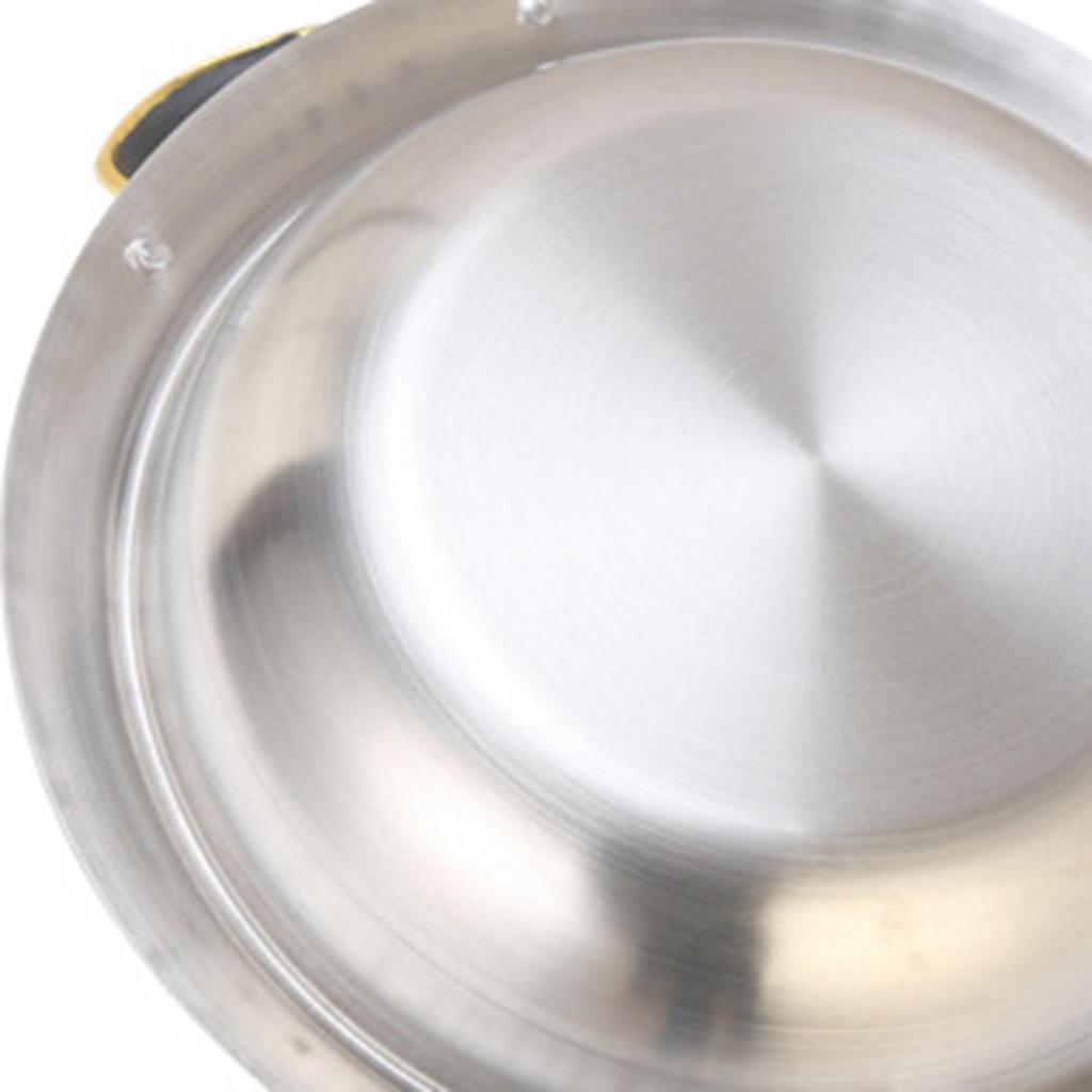 Chafing Dish Small Hot Pot Portable with Handle with Lid Plates Household
