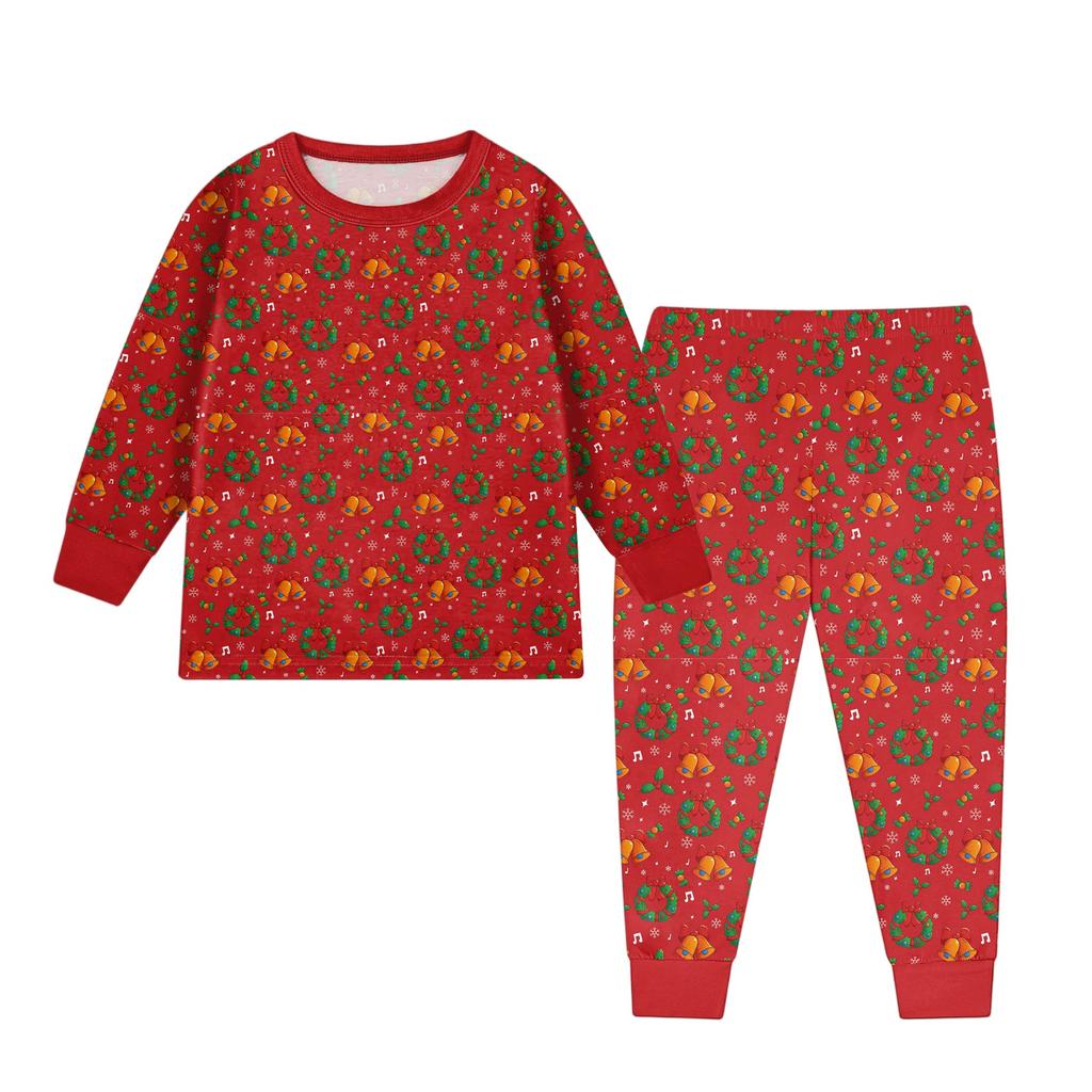 Children's Fashion Suit Skirt Round Neck Long Sleeve Top Pants