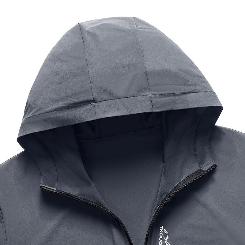 Summer Outdoor Reflective Coats Quick Dry Sun-Protective Thin Jacket Men Hiking Fishing Cycling Hooded Gym Sport Windbreaker
