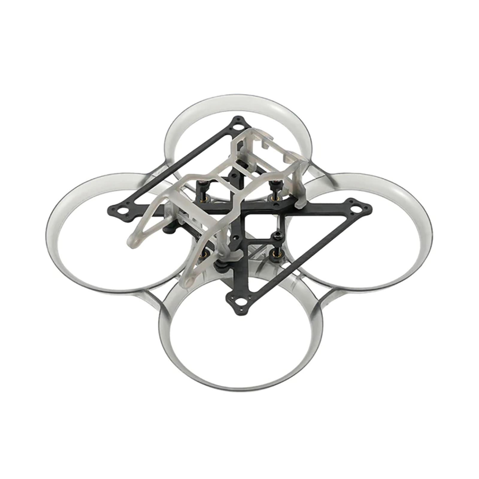 

Pavo Pico Brushless Whoop Frame with VTX Bracket 90mm Wheelbase PA12 Material Light Weight for Drones Digital Transfer Version сірий