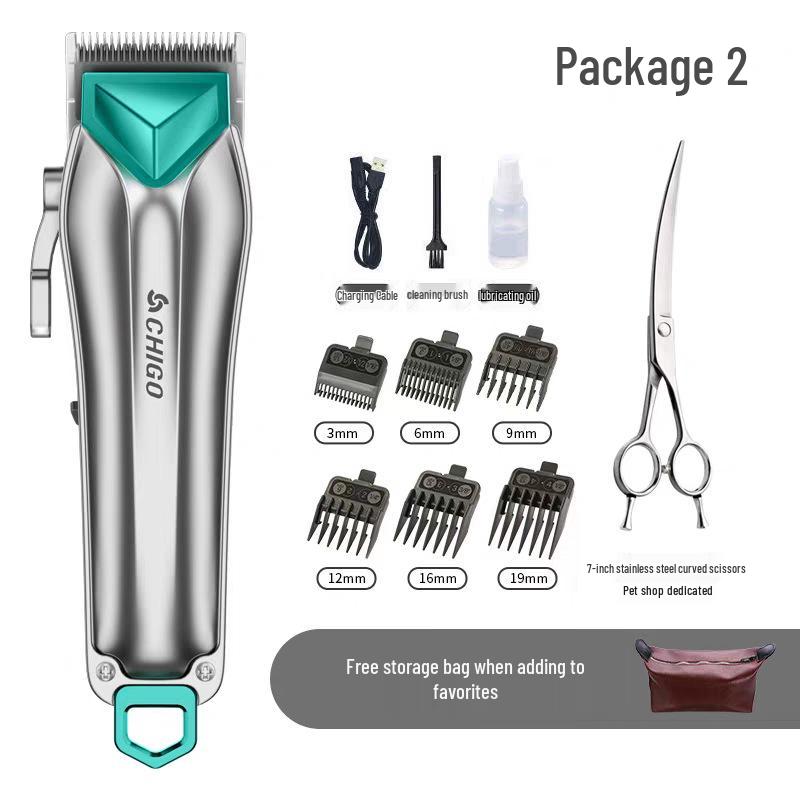 Zhigao High-Power Pet Clipper for Cats & Large Dogs - Professional Hair Trimmer